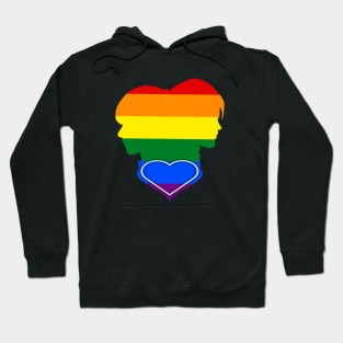 LGBT love couple Hoodie